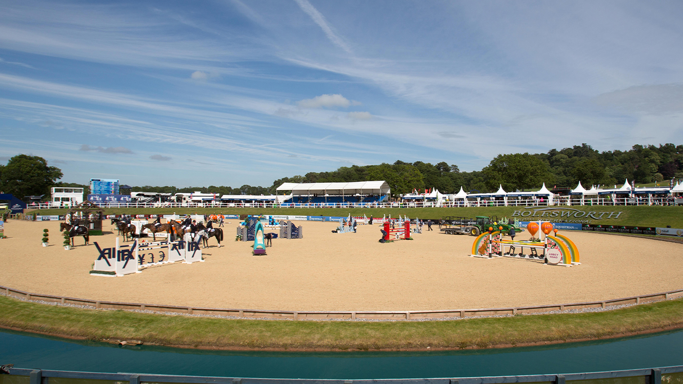Main Arena at Bolesworth International held at Bolesworth Castle