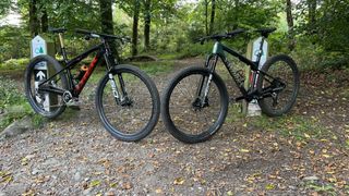 Trek Supercaliber and Epic World Cup together