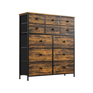 Rustic-industrial chest of drawers 