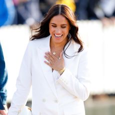 Meghan Markle with a natural manicure at the invictus games