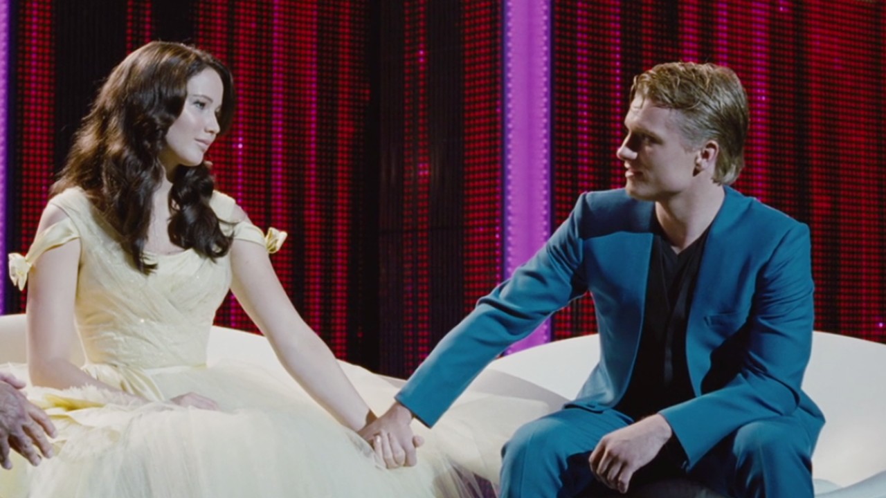 the hunger games katniss and peeta in the cave