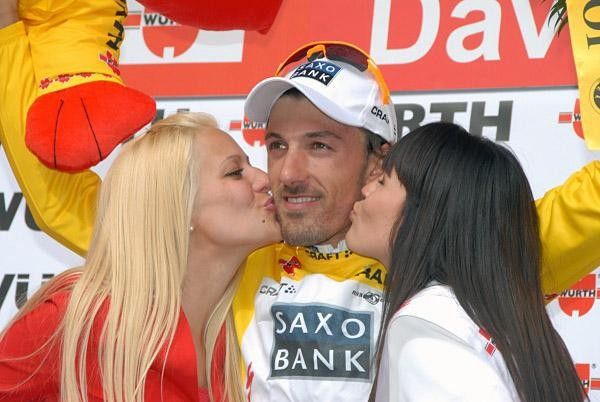 Fabian Cancellara remains in the race lead after stage two of the Tour de Suisse.