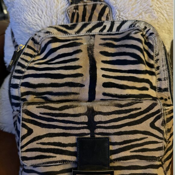 Vintage Fendi Animal Print Backpack