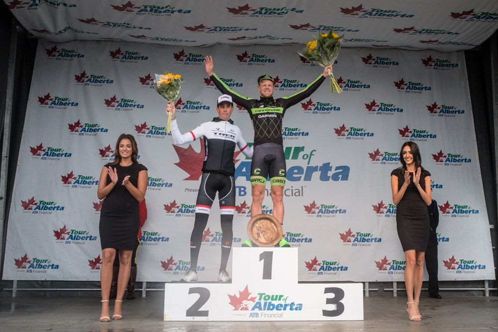 Todays podium after the shortened finish