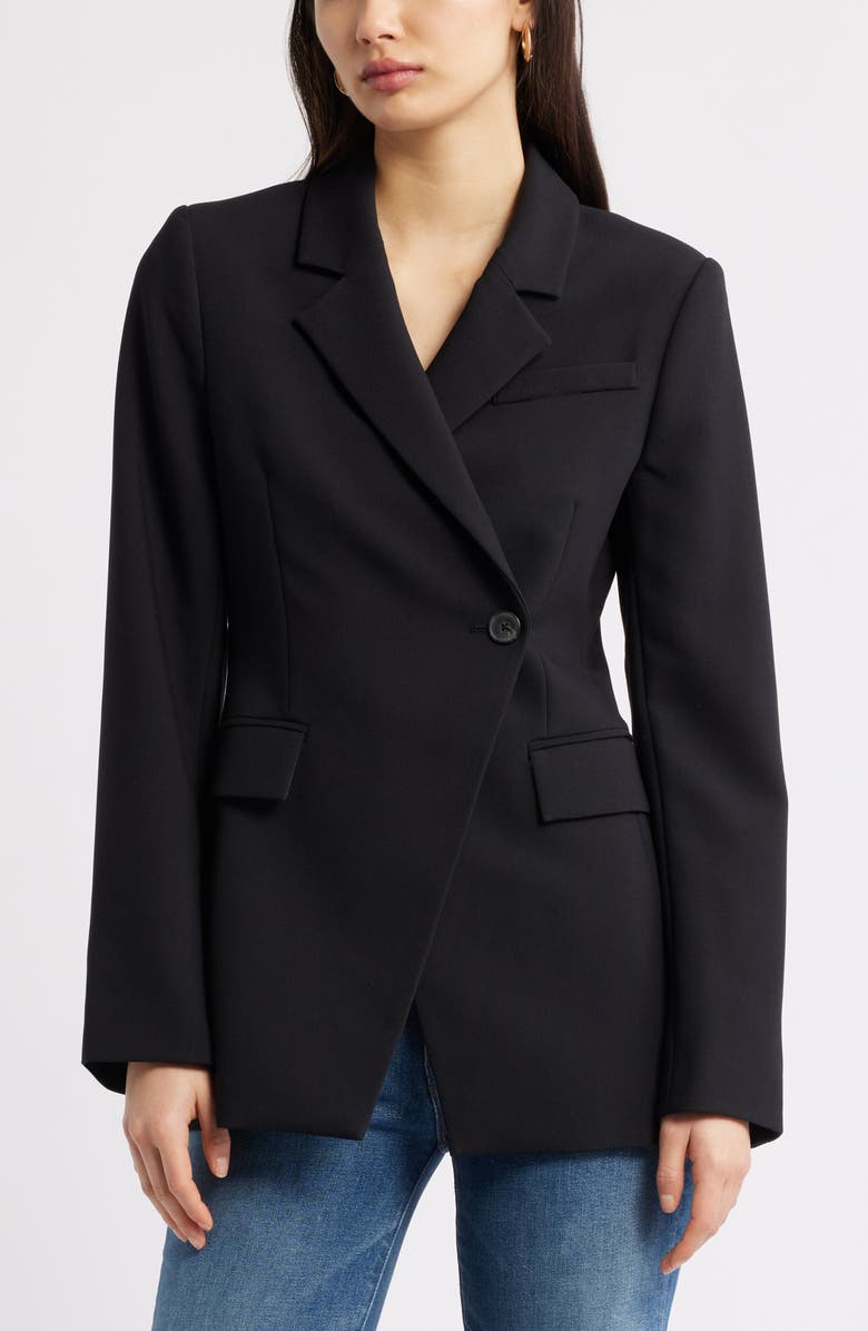 The Icon Asymmetric Fitted Blazer