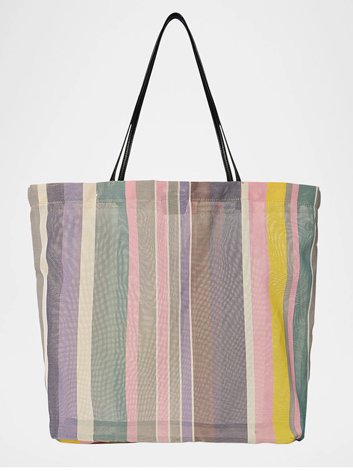 THE ROW, Barn Tote Bag in Striped Mesh