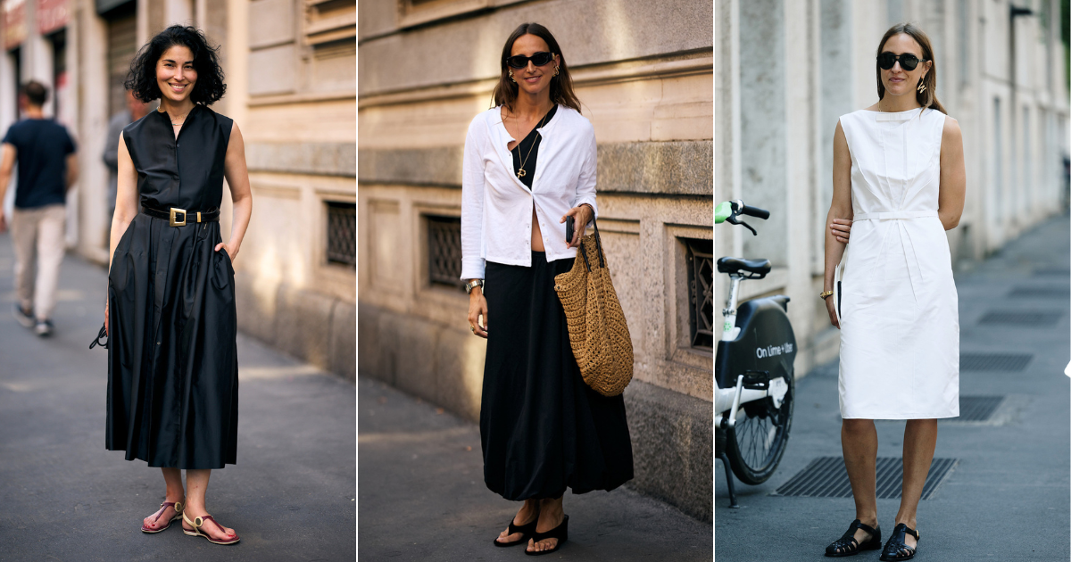 It's Too Hot to Think of Outfits—These Milanese Women Have Found the Perfect Heatwave Formula