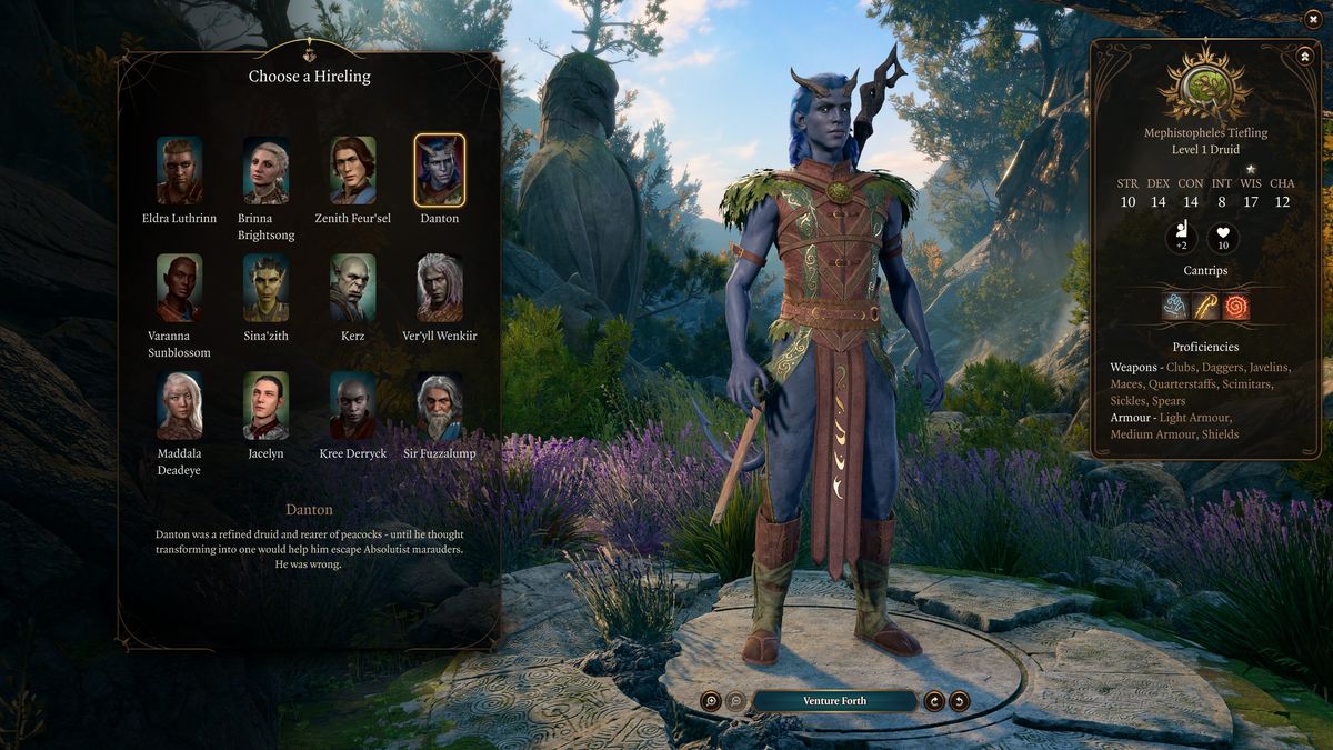 Baldur's Gate 3 hirelings