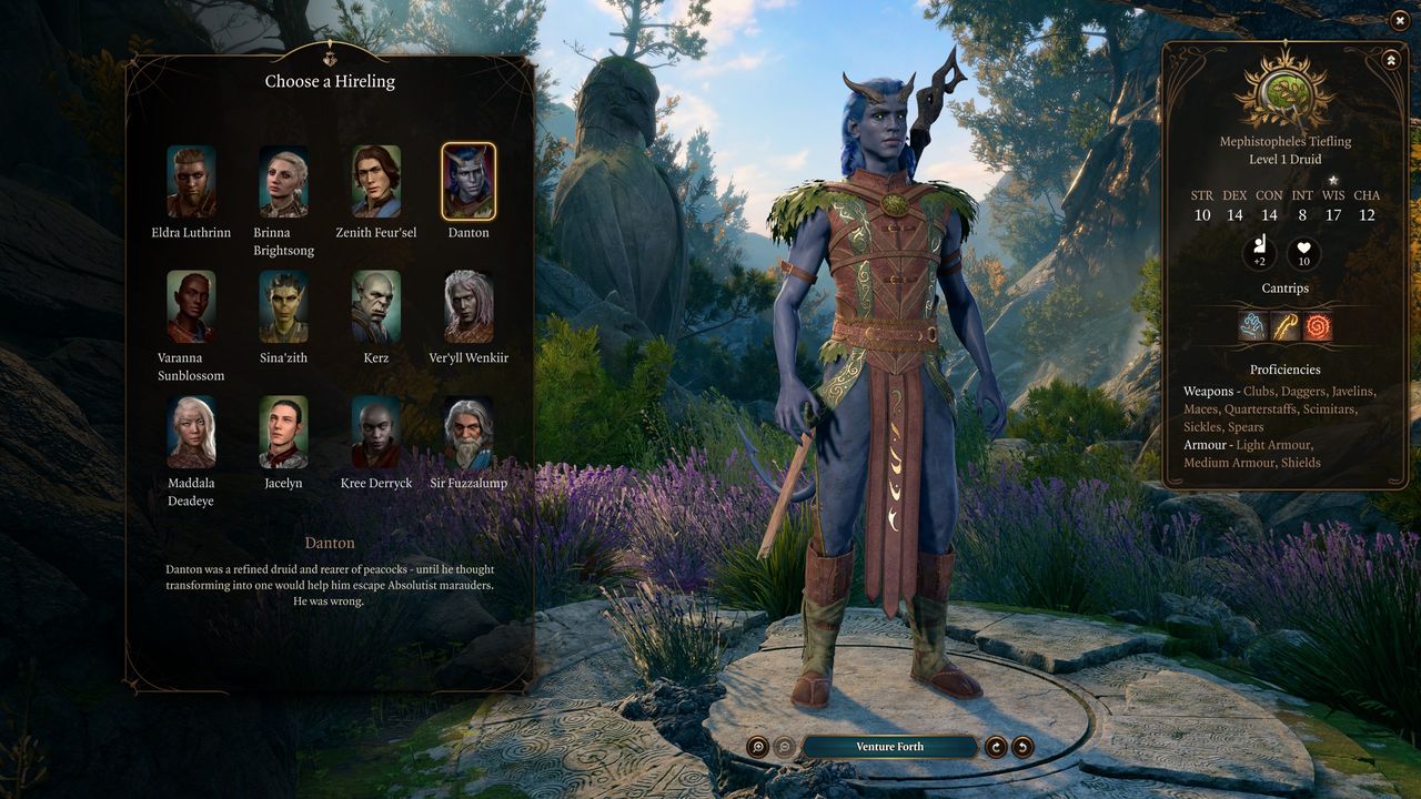 Baldur's Gate 3 hirelings