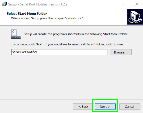 Serial Port Notifier