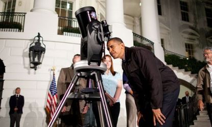 Keeping an eye out for aliens, President Obama? Conspiracy theorists believe the feds are still hiding information about extraterrestrial life, even after a statement from the White House den