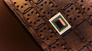 AMD Ryzen 6000-series mobile processor in a tray
