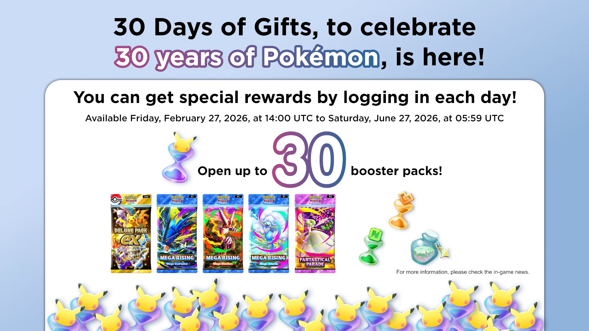 Pokemon TCG Pocket codes from Pokemon Presents