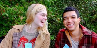 Elle Fanning and Justice Smith
