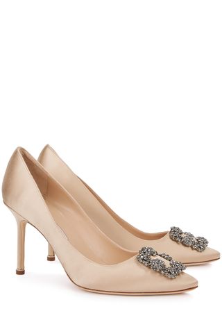 Hangisi 90 Silk-Satin Pumps