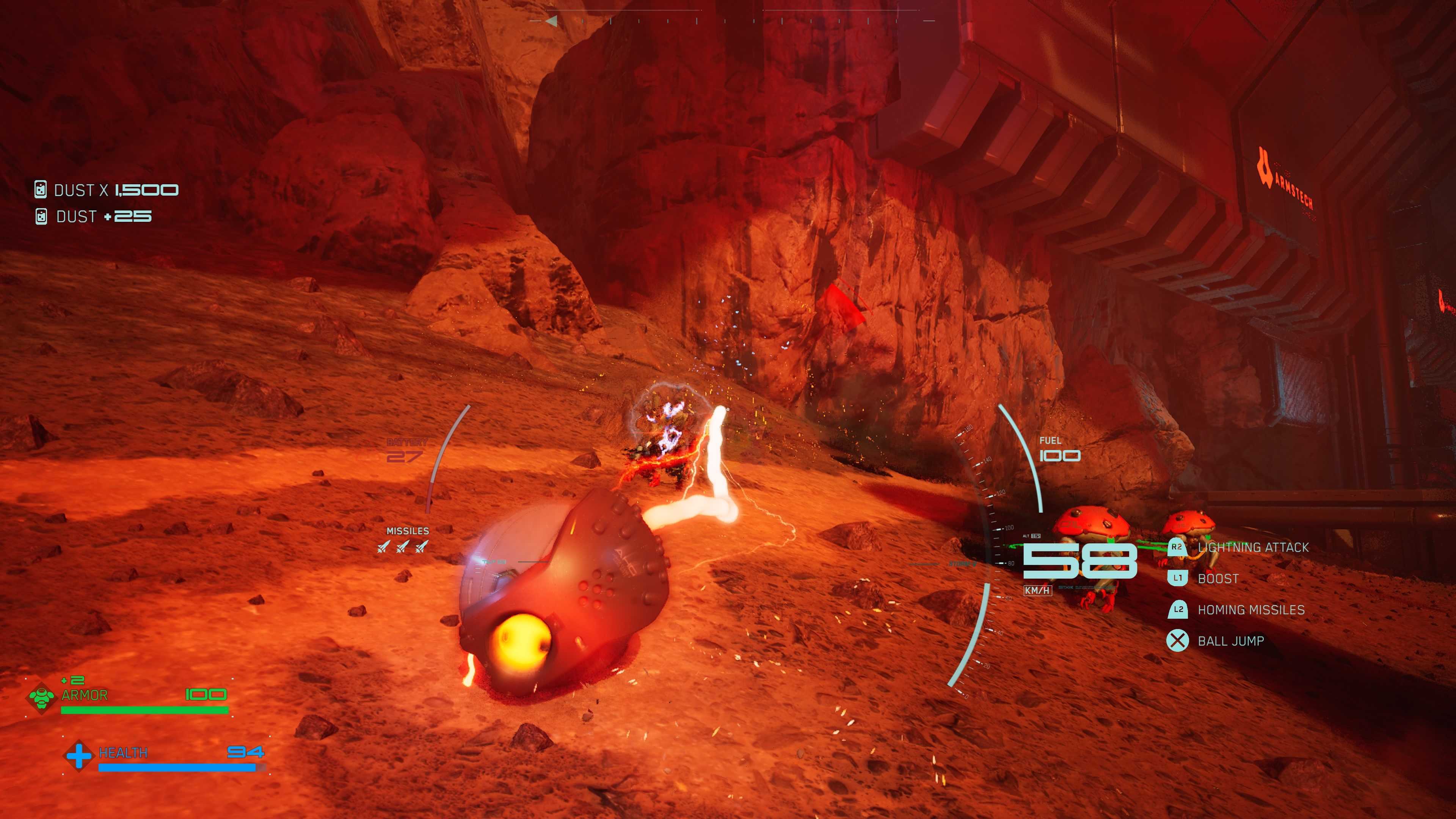 A Metal Eden screenshot.