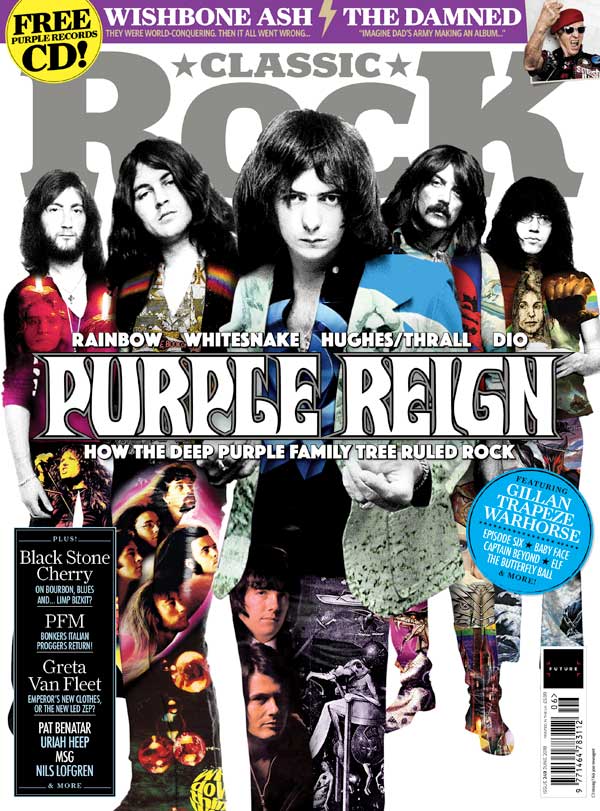 The cover of Classic Rock 249, featuring Deep Purple