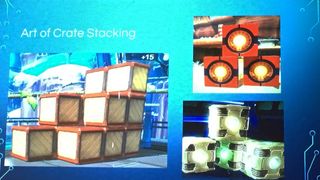 Creative officer Brian Hastings created a design document for the art of crate stacking.
