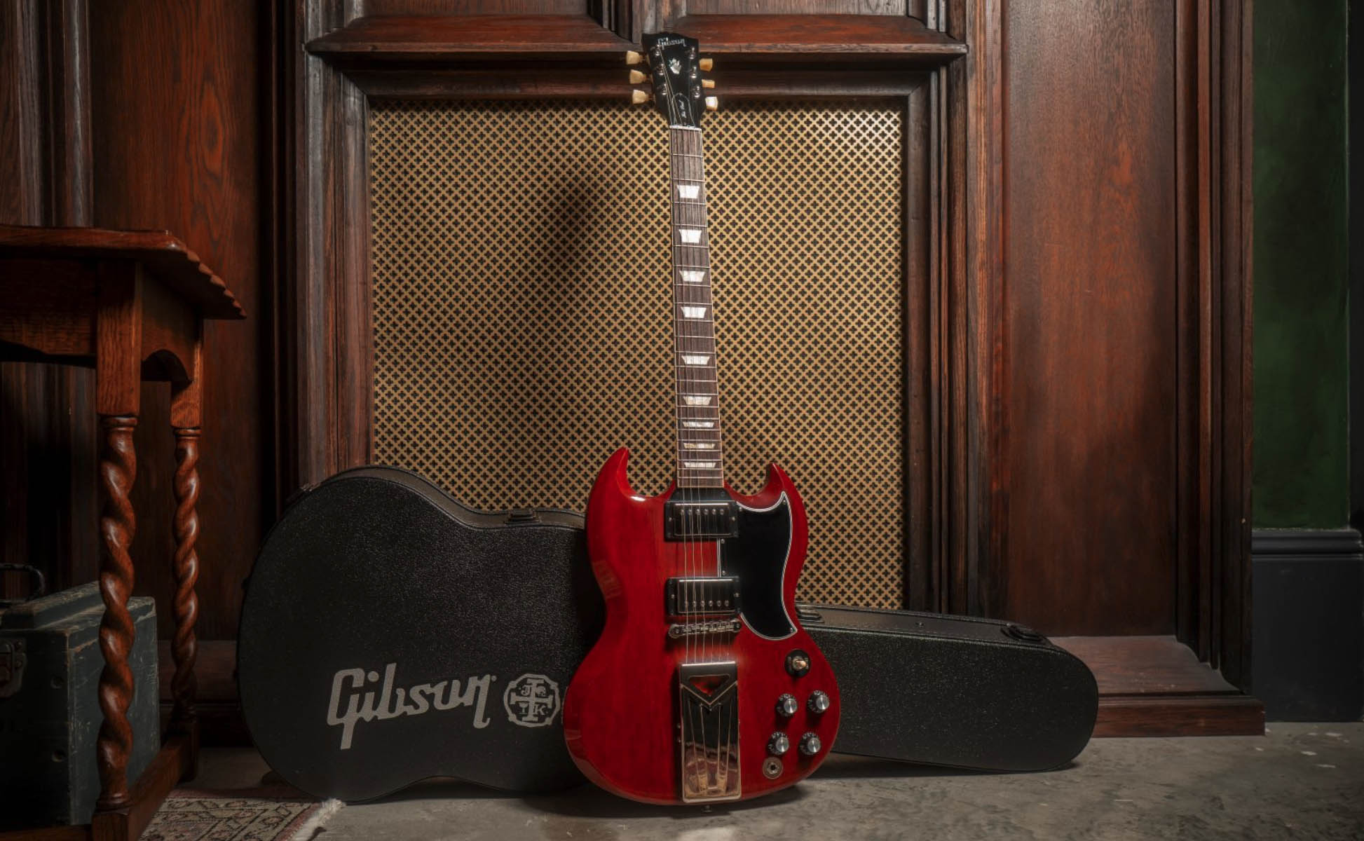 The Gibson Jake Kizka SG Standard, a limited edition signature model inspired by the Greta Van Fleet frontman's vintage '61 SG.