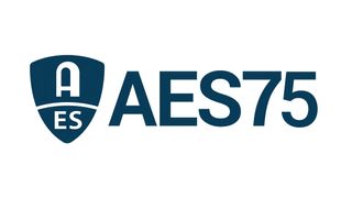 The logo for AES75.