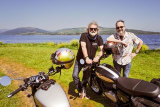 The Hairy Bikers Go West on BBC2 takes Dave Myers and Si King to Lancashire, Merseyside, North Wales, Devon and Dorset.
