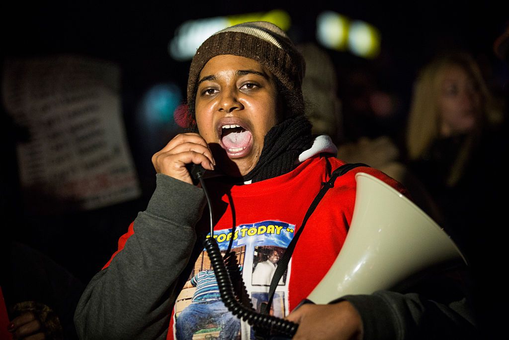 Criminal justice reform activist Erica Garner, daughter of Eric Garner