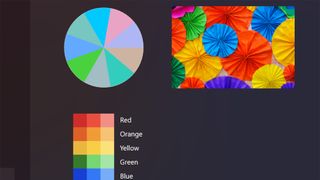 Windows 11's accessibility color filters in the Windows 11 settings.