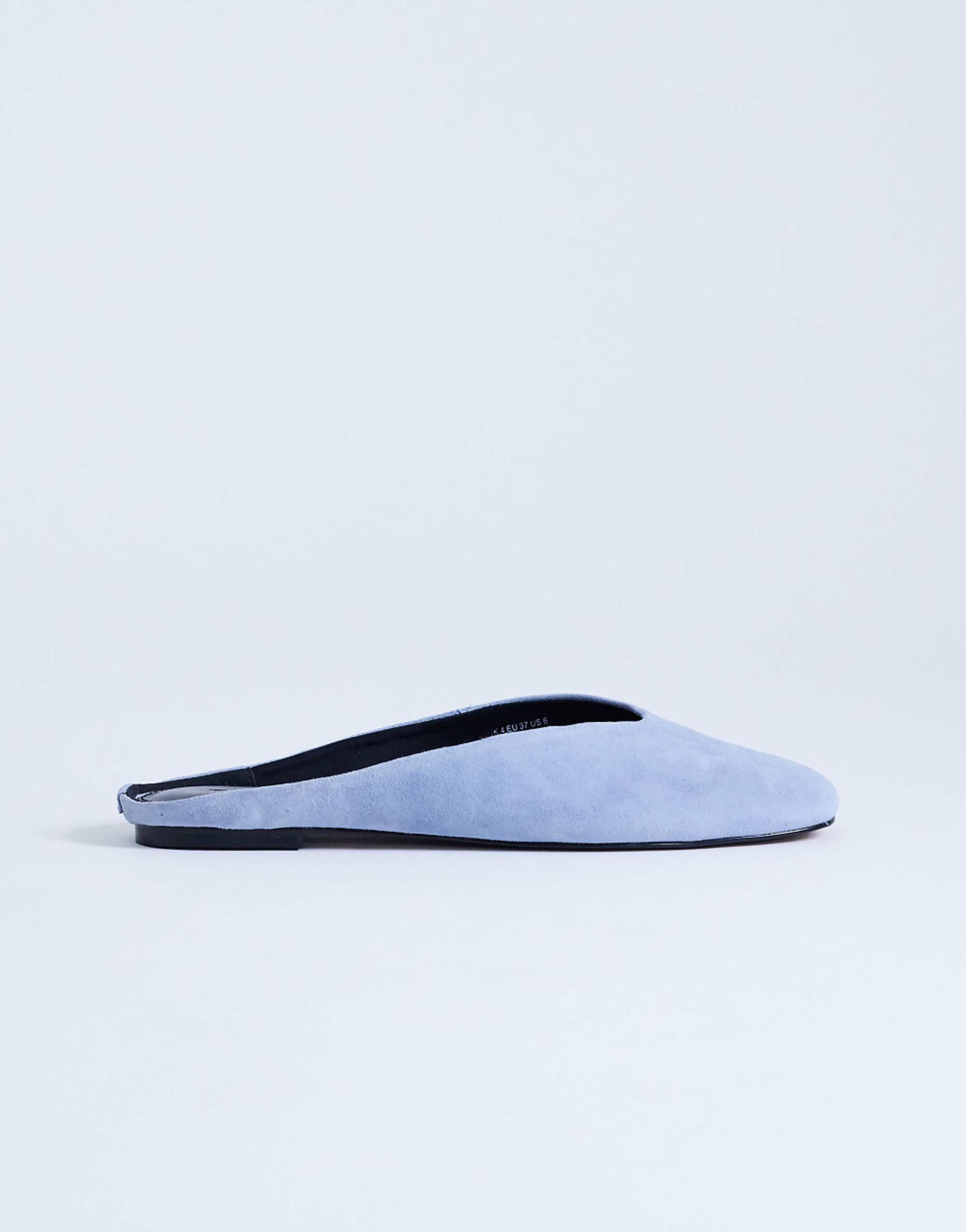 Topshop Atlas Mule Flat Shoe in Blue