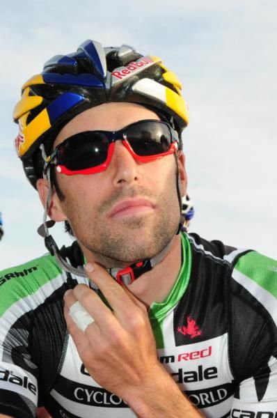 Timothy Johnson (Cannondale-Cyclocrossworld.com) at the start line.