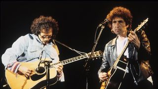 Carlos Santana and Bob Dylan
