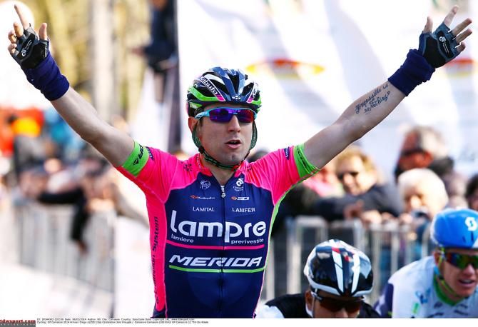 Diego Ulissi (Lampre-Merida) nets win number two of 2014 in the GP Camaiore
