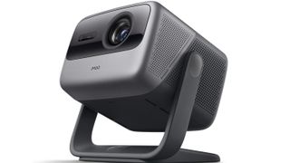 The JMGO N1 Ultra projector against a white background