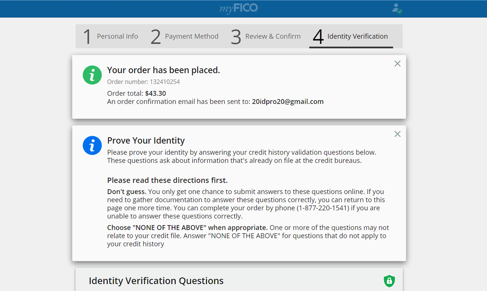 MyFICO Premier review