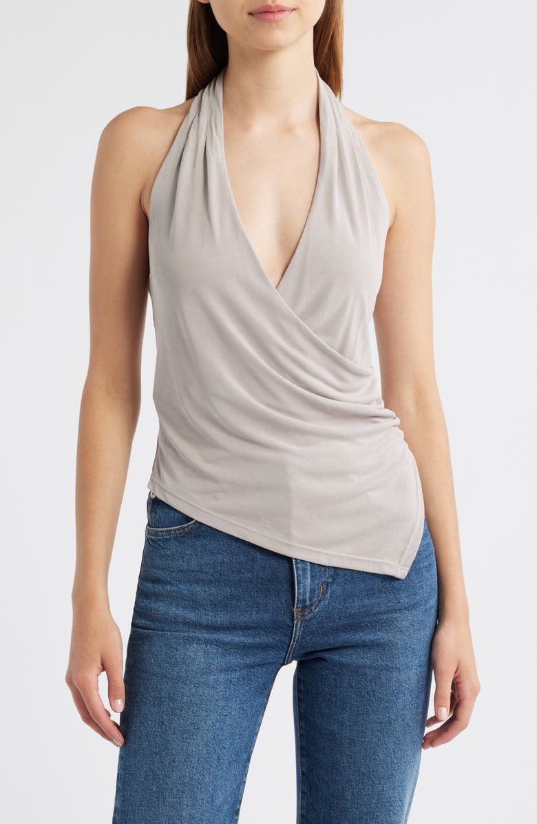 Toucan Wrap Halter Top