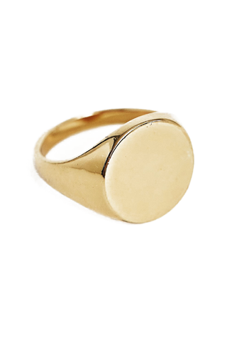Gold Plated Signet Ring