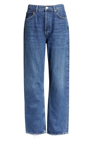 '90s Pinch High Waist Straight Leg Organic Cotton Jeans