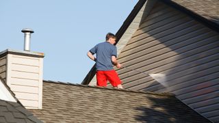 How to pressure wash a roof