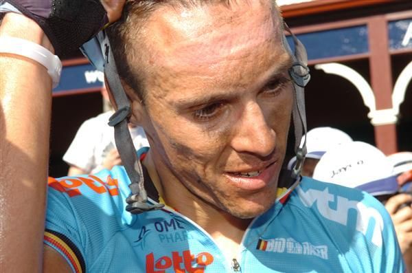 Philippe Gilbert (Belgium) looked like a man who'd left it all out on the course after the elite men's race and that's exactly what he'd done.