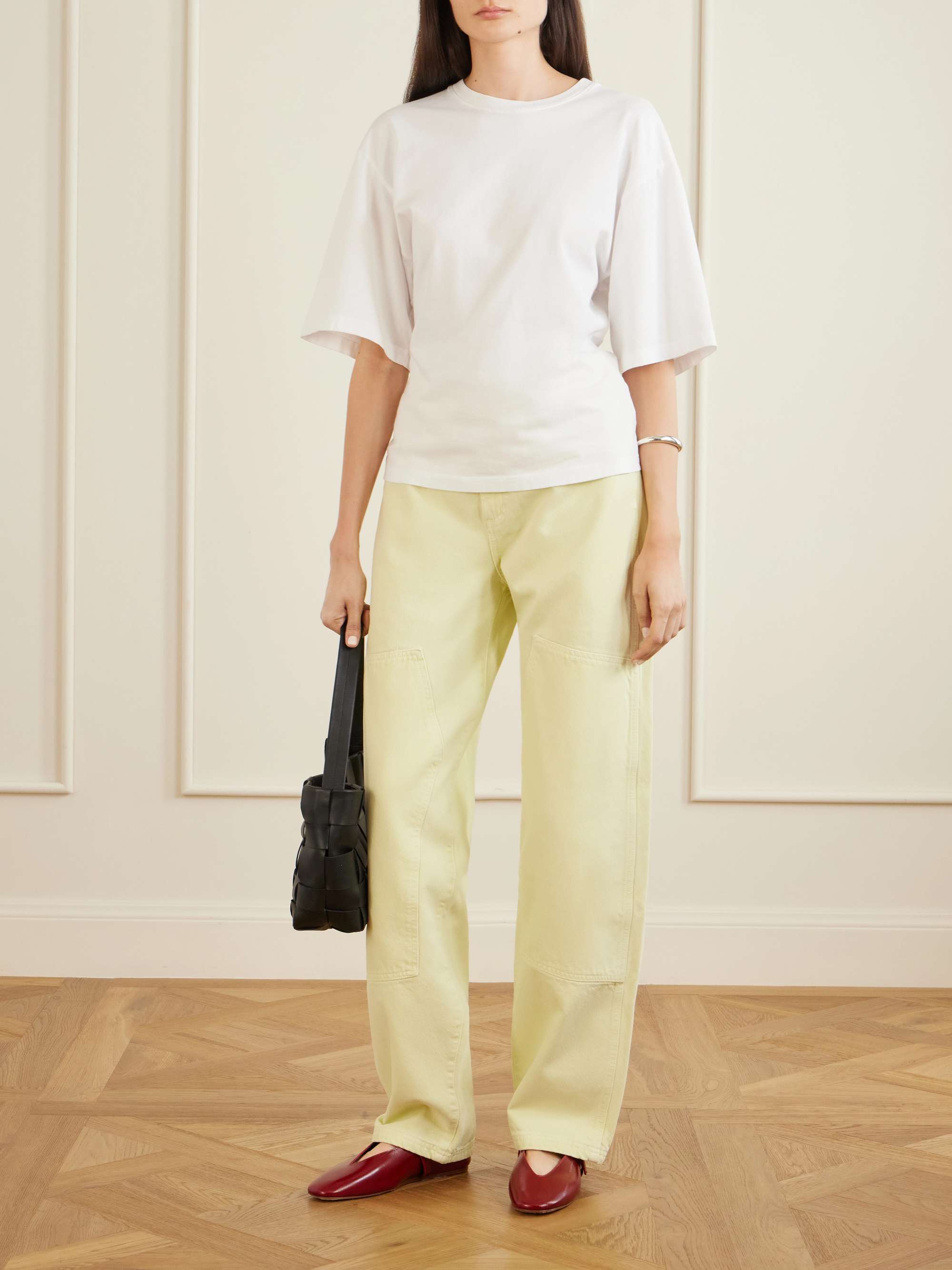 Laria Mid-Rise Wide-Leg Jeans