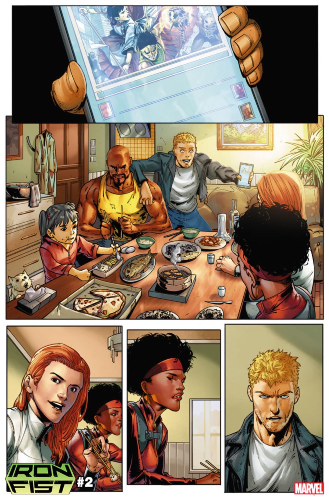 Iron Fist #2 preview page
