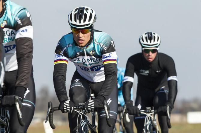 Cyclo-cross star Zdenek Stybar (Omega Pharma-Quick Step) has had solid results thus far this season on the road.