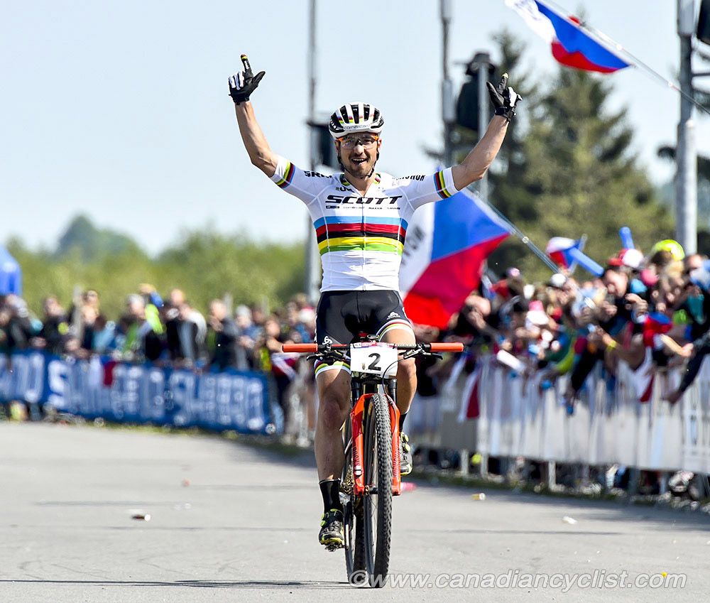 Nino Schurter (Scott-SRAM MTB Racing Team) wins elite men's race