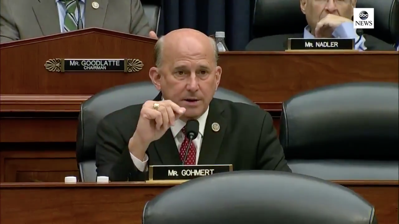 Gohmert Peter Strzork hearing.