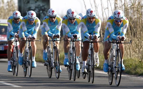 Team Astana finished a distant 15th.
