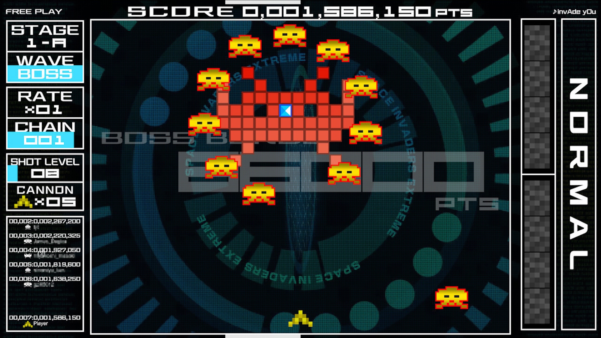 Space Invaders Forever screenshot on Switch 