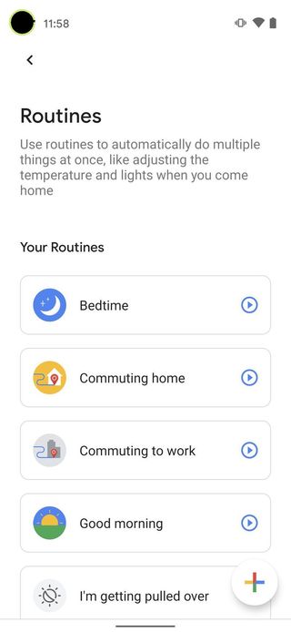 Google Assistant Routines Step