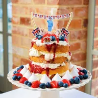 Right Royal Spectacle Union Jack Cake Toppers (x12), £4.99 | Party Pieces&nbsp;