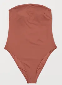 H&amp;M, Bandeau-style swimsuit $17.99 | £12.99