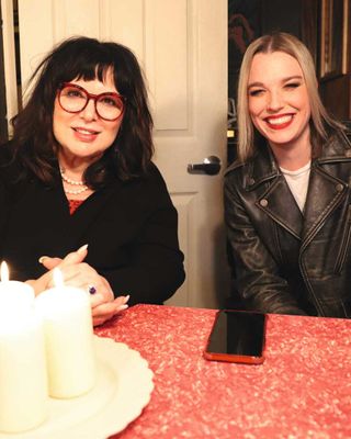 Ann Wilson and Lzzy Hale together at the studio in Nashville