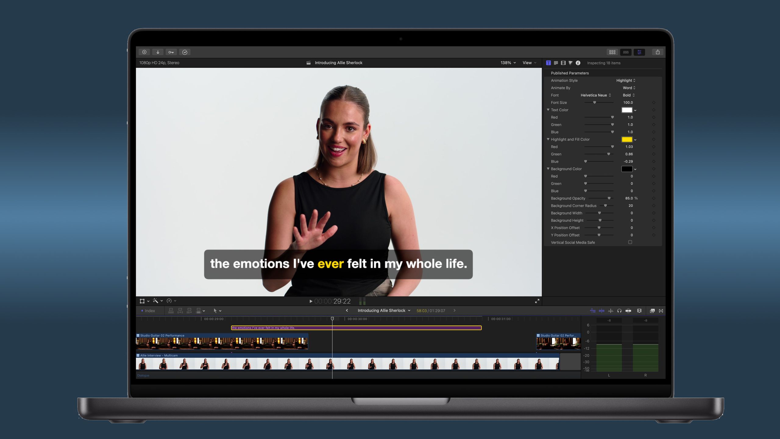 Final Cut Pro Adds AI Caption Generation and Auto Masking